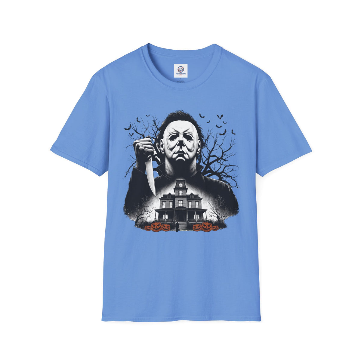 Michael Goes Home - Horror Movie Inspired Tee | Halloween Haunted House T-Shirt | Fun, Spooky Halloween Apparel | Shipped UK