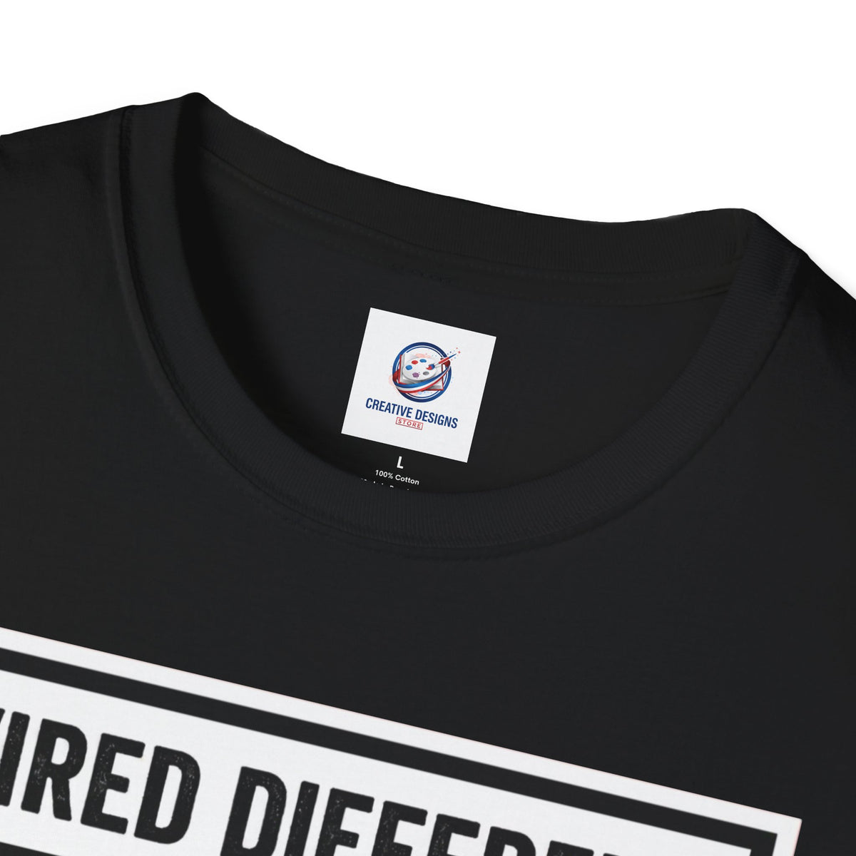 The Gallagher Brothers T-Shirt | Retro British Rock Band / Britpop Portrait Tee | Indie / MOD Inspired | Wired Different™ Slogan T-Shirt - Black | Shipped USA