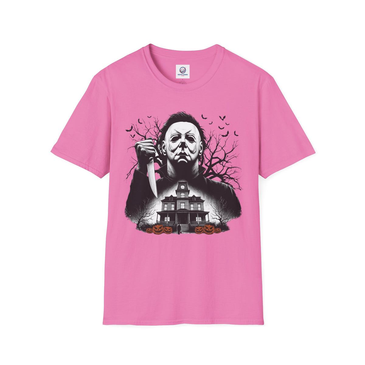 Michael Goes Home - Horror Movie Inspired Tee | Halloween Haunted House T-Shirt | Fun, Spooky Halloween Apparel | Shipped UK