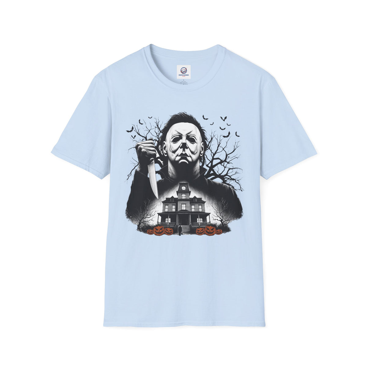 Michael Goes Home - Horror Movie Inspired Tee | Halloween Haunted House T-Shirt | Fun, Spooky Halloween Apparel | Shipped UK