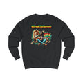 Rasta Bob, Reggae Lion Graphic Sweatshirt | Rastafarian Guitar Musician Jumper | Reggae Music Icon | Wired Different™ Slogan Top | Printed UK