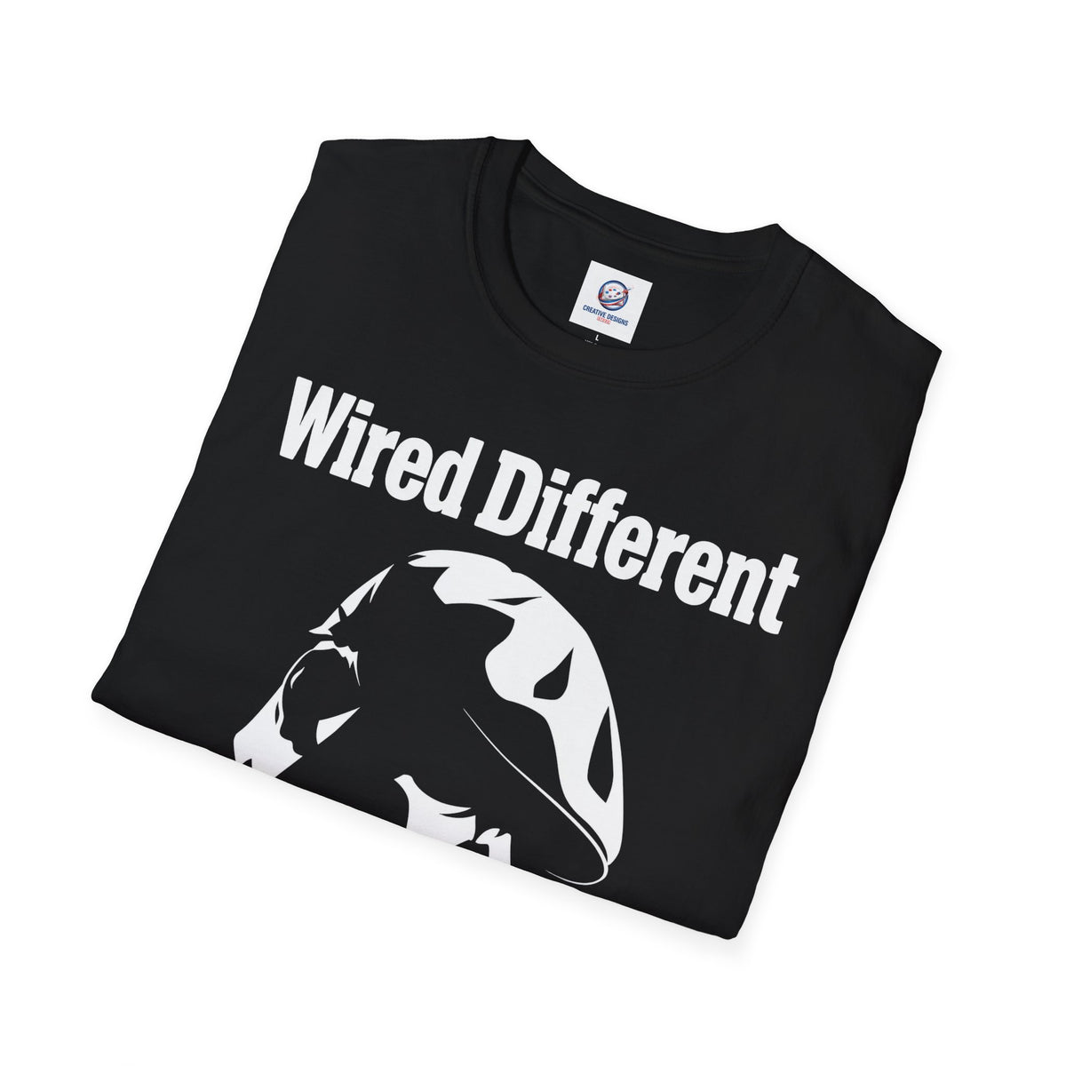 The Notorious "Inspired" Portrait Silhouette T-Shirt | Rap Icon Tee | 90s East Coast Hip Hop Rap Artist Shirt | Wired Different™ Slogan Tee | Shipped USA