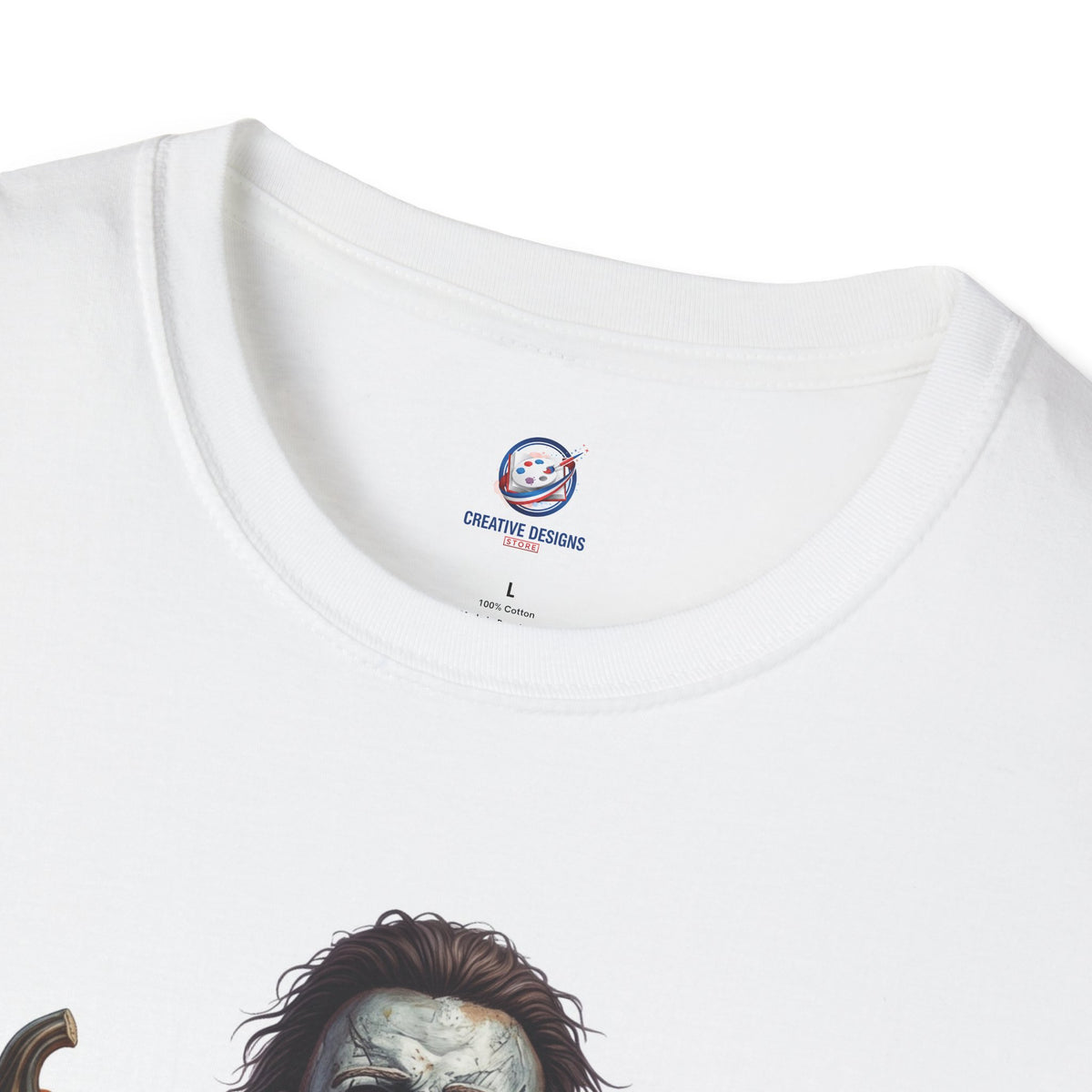Michael Myers Halloween Pumpkin T-Shirt | Iconic Slasher Tee | Pumpkin "Jack O' Lantern" & Knife Horror T Shirt | Horror Movie Inspired Apparel | Shipped USA