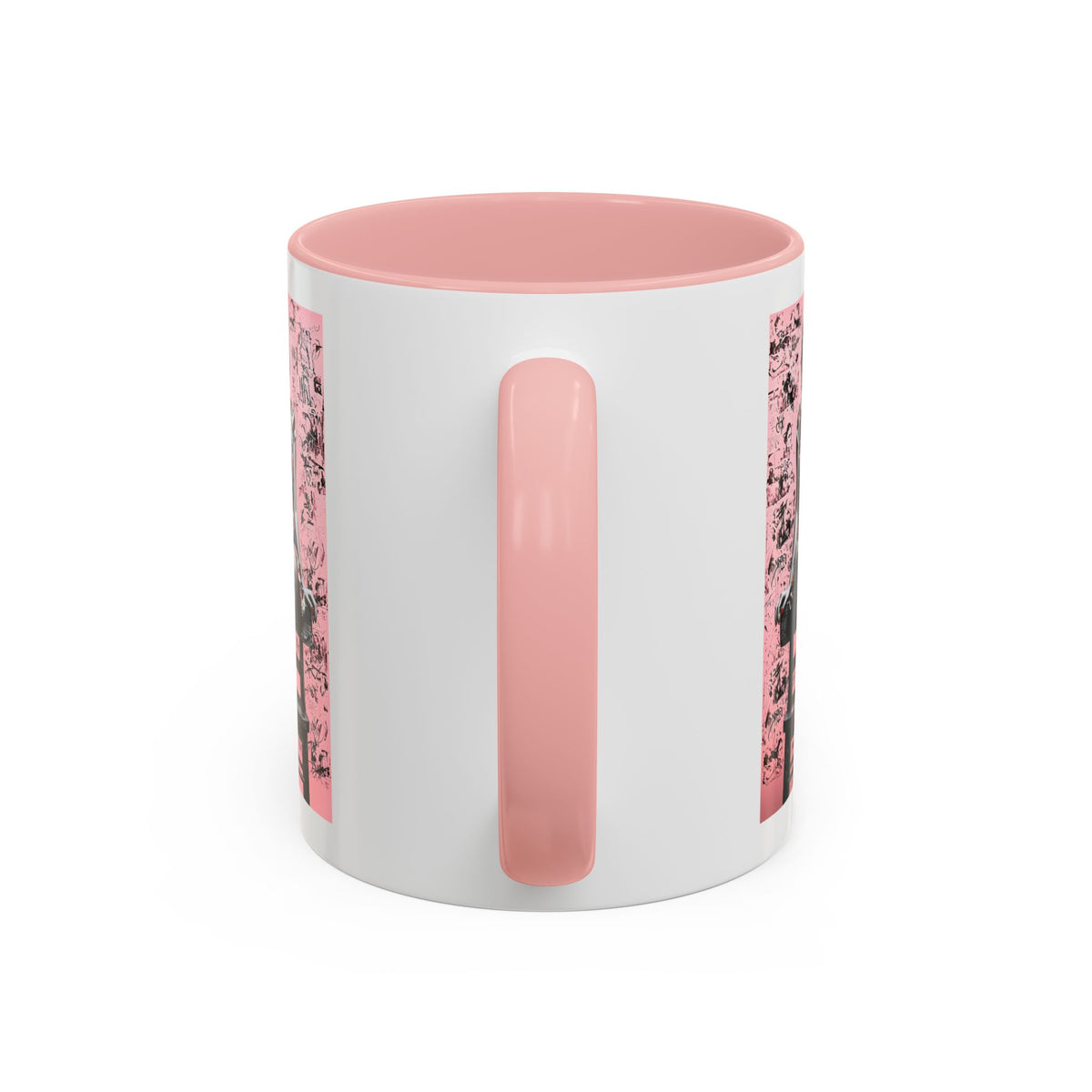 Marilyn Inspired Pink Accent Coffee Mug | Pop-Art | Vintage Hollywood Glam - Displaying Attitude, Empowerment & Speaks to Bold Individuality | Shipped UK