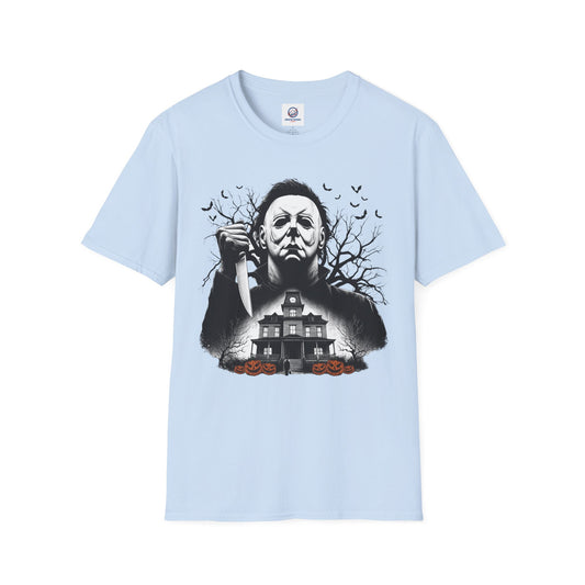 Michael Goes Home - Horror Movie Inspired Tee | Halloween Haunted House T-Shirt | Fun, Spooky Halloween Apparel | Shipped USA