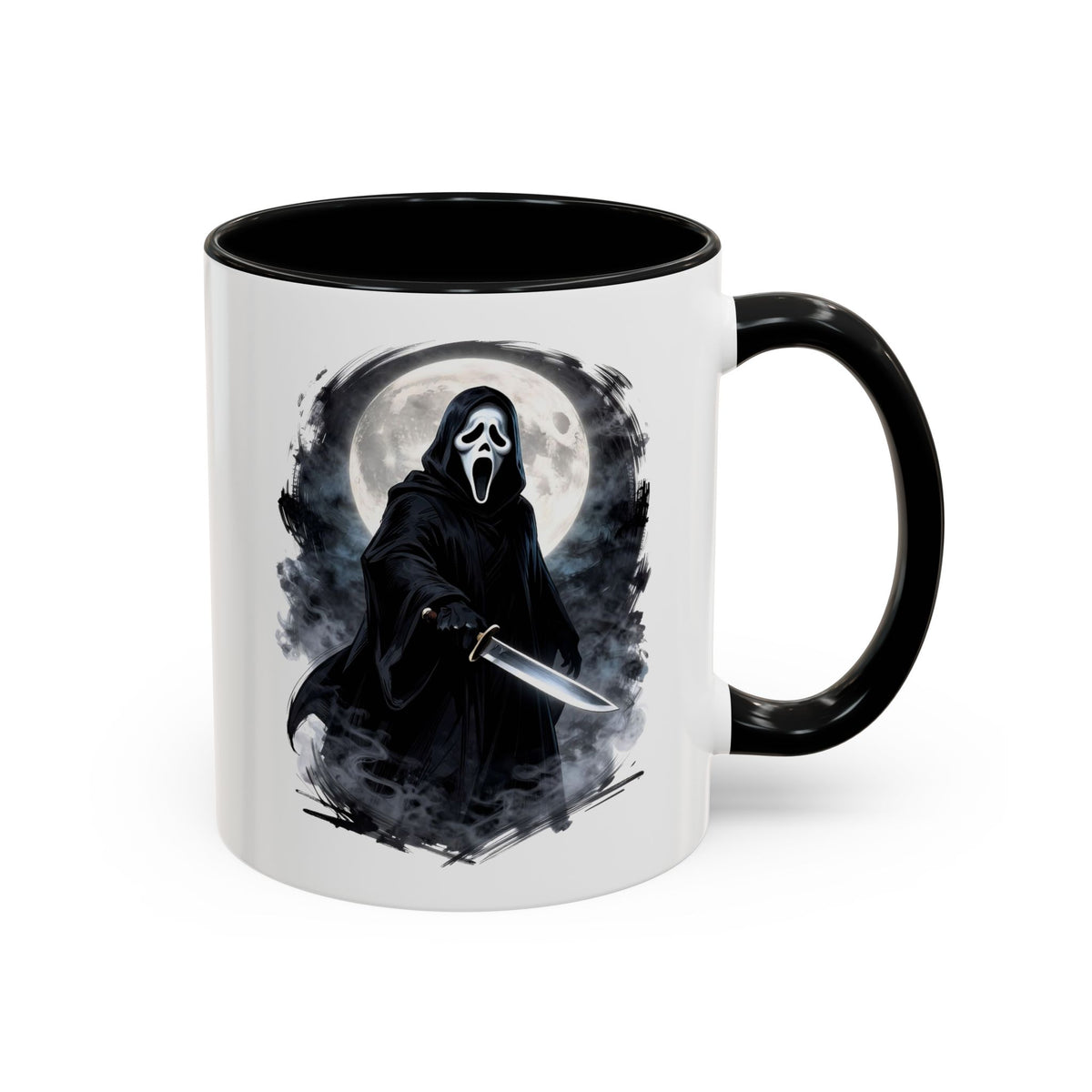 Ghostface "Scream" Horror Accent Coffee Mug | Scream - Inspired Tea / Coffee Mug | Gift For Scream Fans or Fans of Horror Movies | Shipped UK