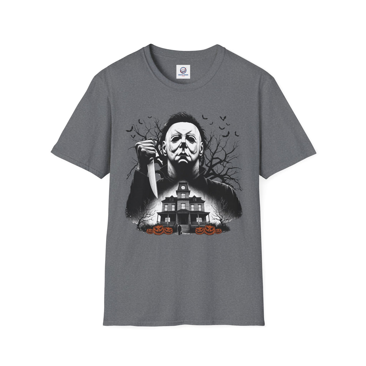 Michael Goes Home - Horror Movie Inspired Tee | Halloween Haunted House T-Shirt | Fun, Spooky Halloween Apparel | Shipped UK