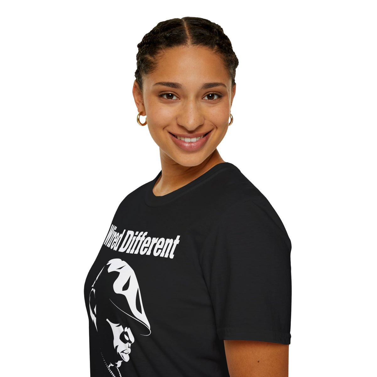 The Notorious "Inspired" Portrait Silhouette T-Shirt | Rap Icon Tee | 90s East Coast Hip Hop Rap Artist Shirt | Wired Different™ Slogan Tee | Shipped USA